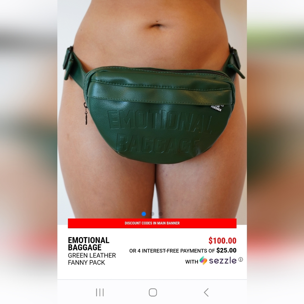 NEW! ALF Emotional Baggage Fanny Pack